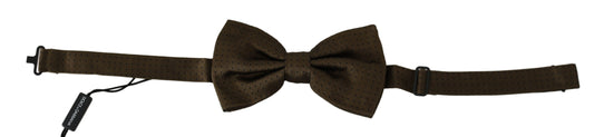 Noeud papillon en soie à pois élégant Dolce & Gabbana