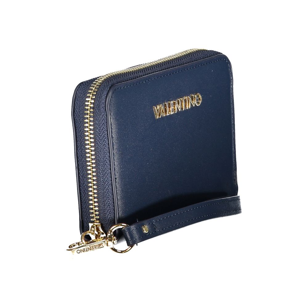 Mario Valentino Blue Polyethylene Wallet