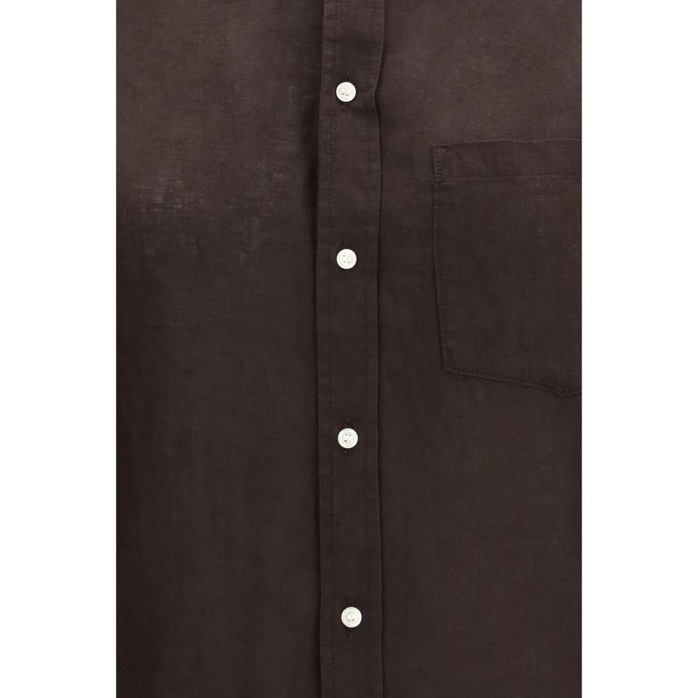 Citizens of Humanity Brown Linen Blouse
