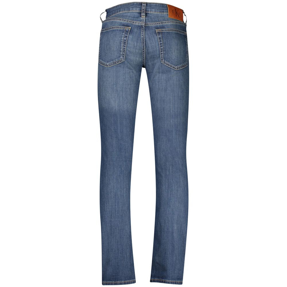 Calvin Klein Blu Cotton Mens Jeans