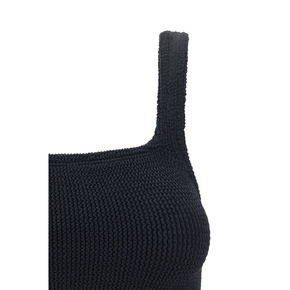 Hunza G Black Polyamide One-Piece Swimsuit