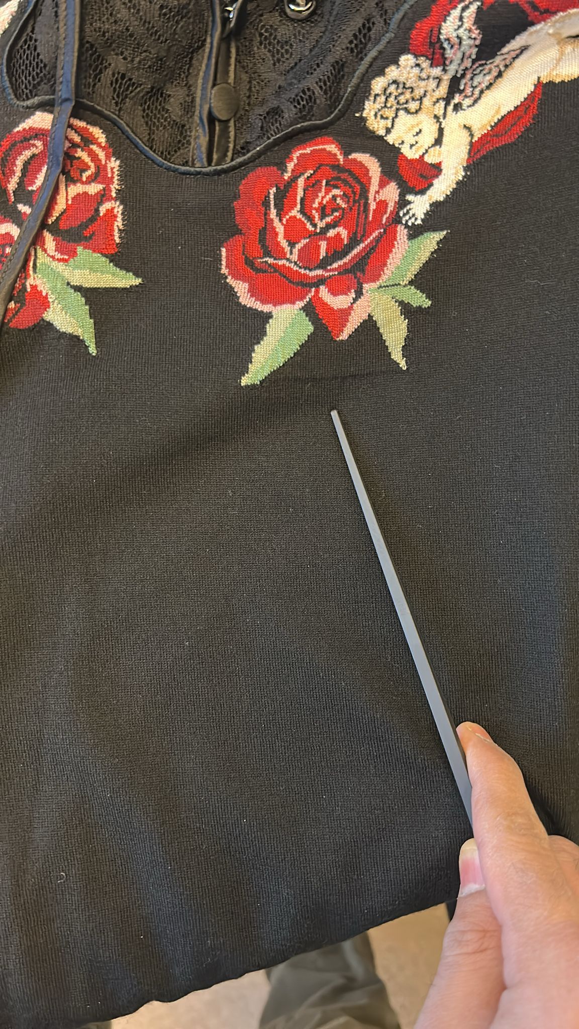 Dolce & Gabbana Embroidered Angel Cardigan Sweater