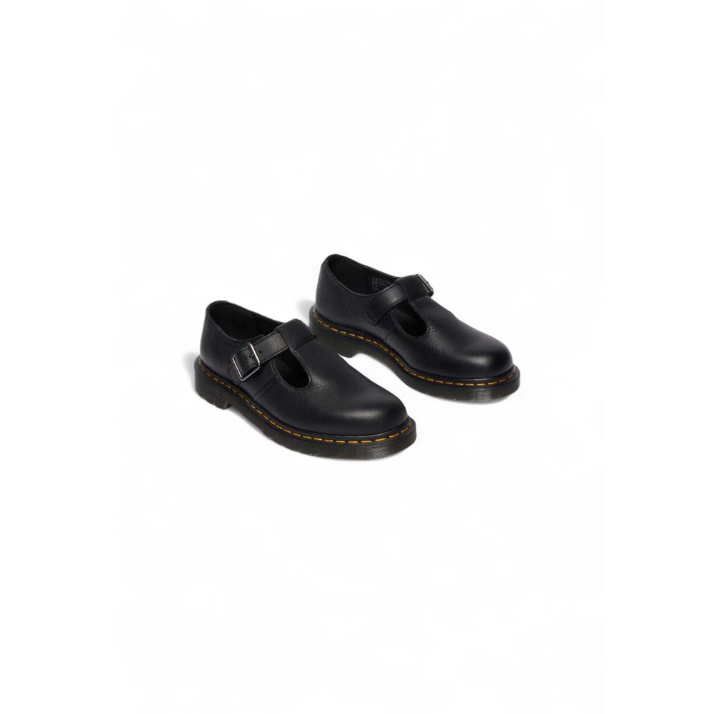 Dr. Martens Black Leather Platform Pumps