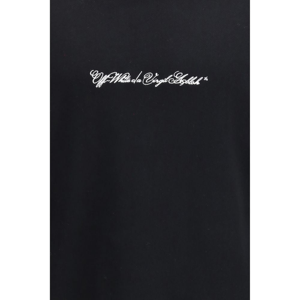 Off-White Black Cotton Sweatshirt