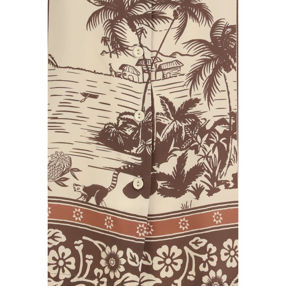 Alemais Multicolor Silk Pattern Shirt