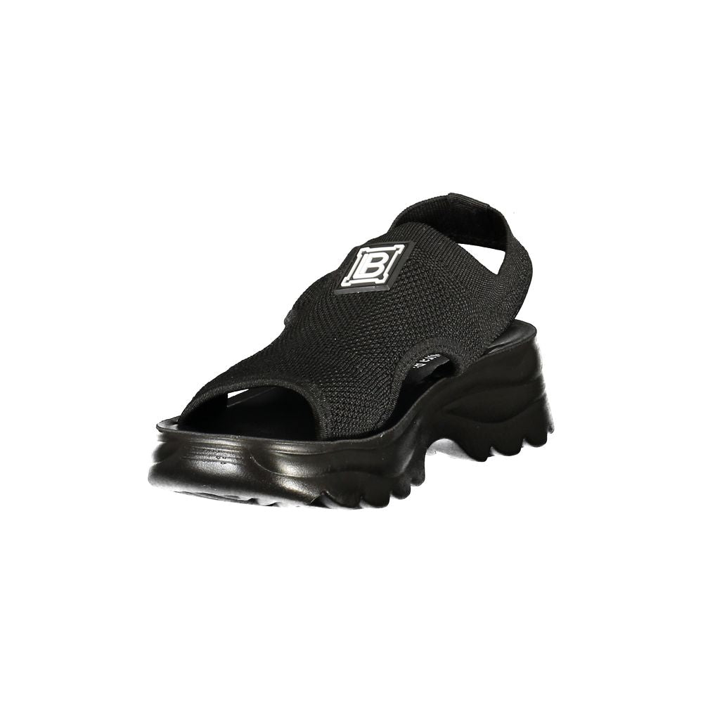 Laura Biagiotti Nero Poliestere Donna Sandal