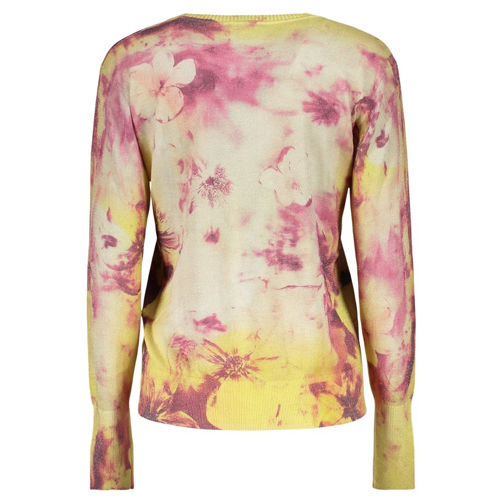 Desigual Yellow Viscose Women Sweater
