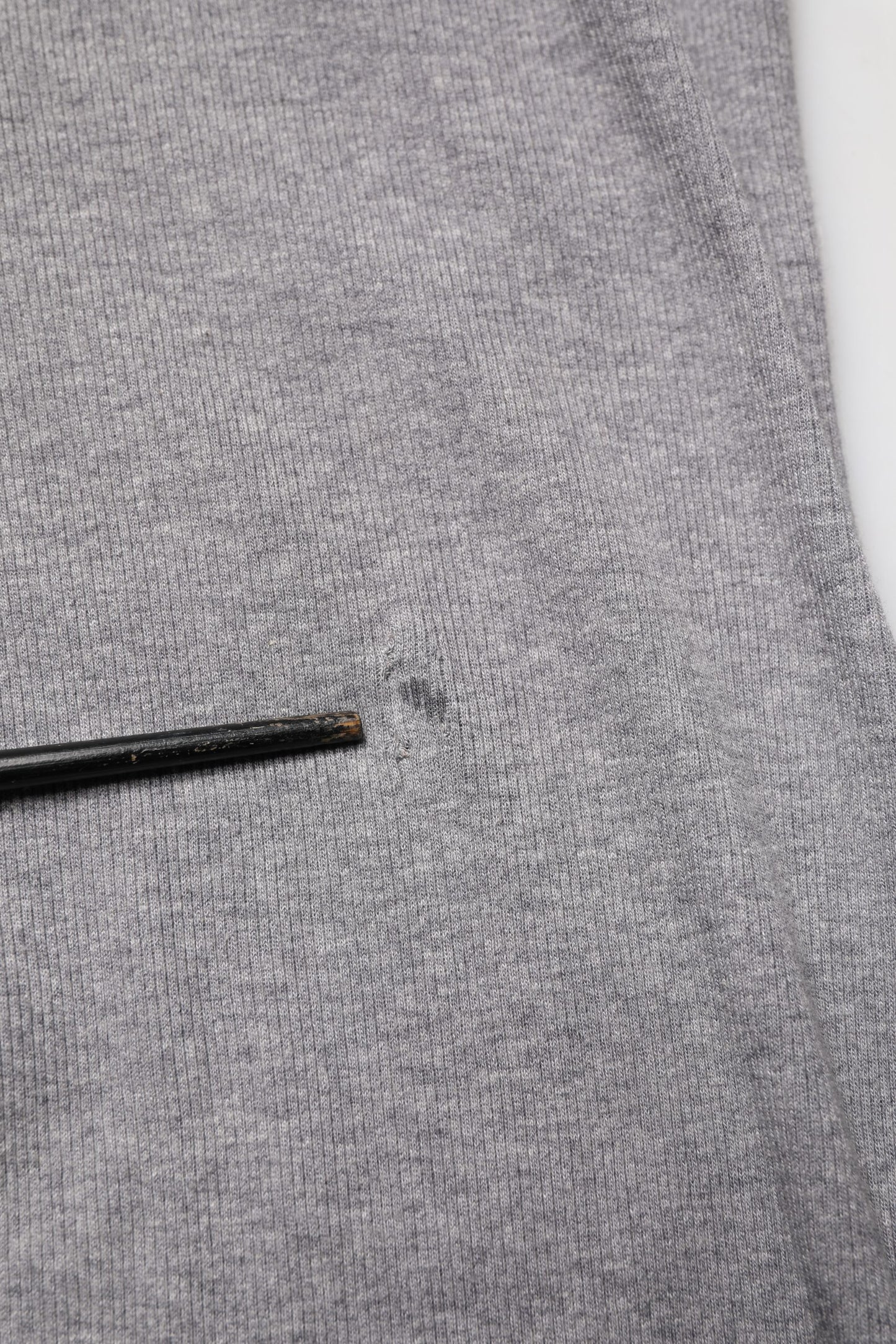Dolce & Gabbana Gray Ribbed Cotton Long-Sleeve Henley T-shirt