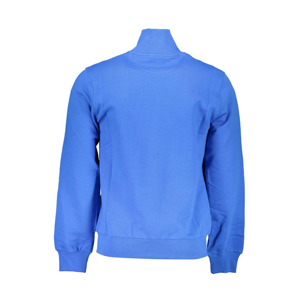 La Martina Blue Cotton Sweatshirt
