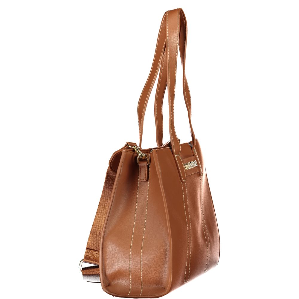 Mario Valentino Brown Polyethylene Handbag