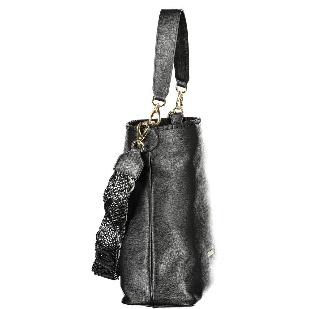Mario Valentino Black Polyethylene Handbag