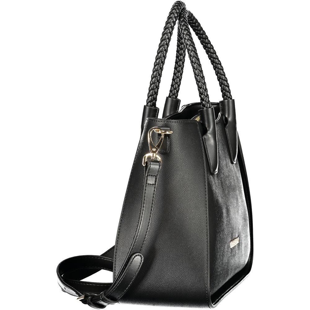 Mario Valentino Black Polyethylene Handbag