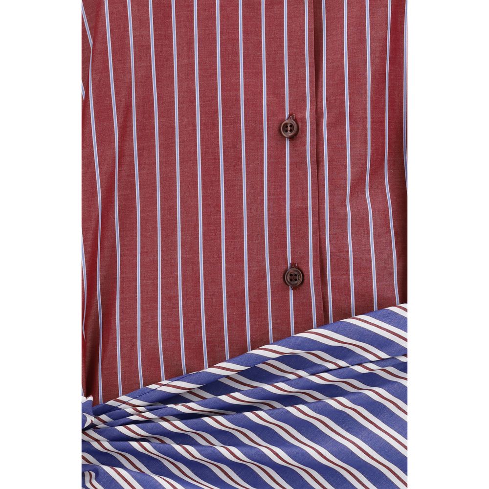 The Andamane Bordeaux Cotton Casual Dress