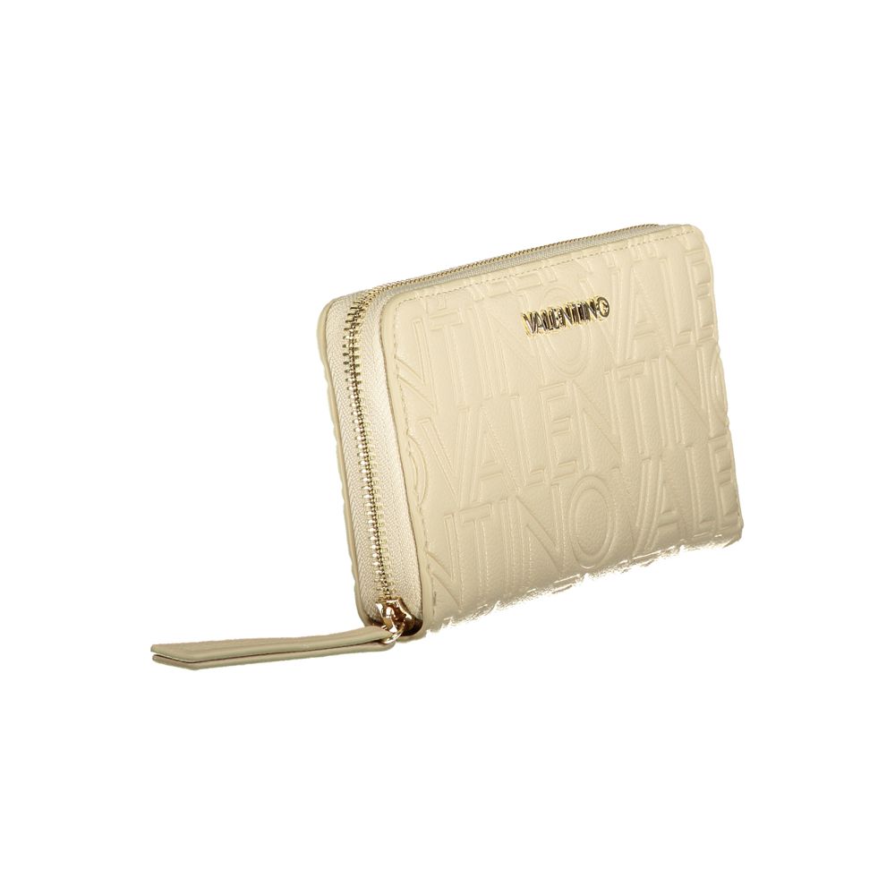 Mario Valentino Beige Polyurethane Women Wallet