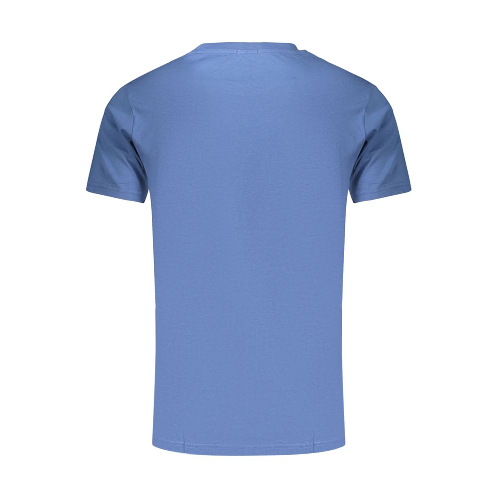 Rifle Blue Cotton Men's T-Shirt