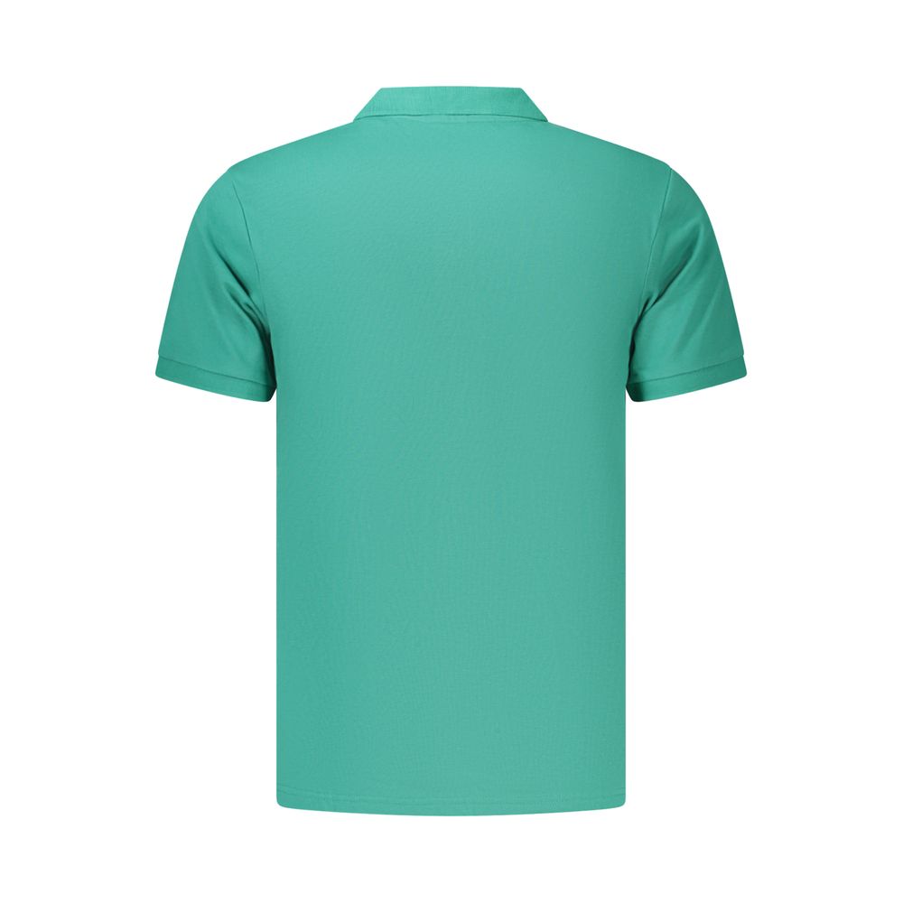 Coveri Moving Green Cotton Polo Shirt