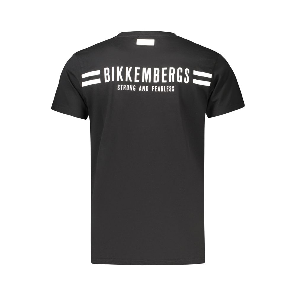 Bikkembergs Black Cotton T-Shirt