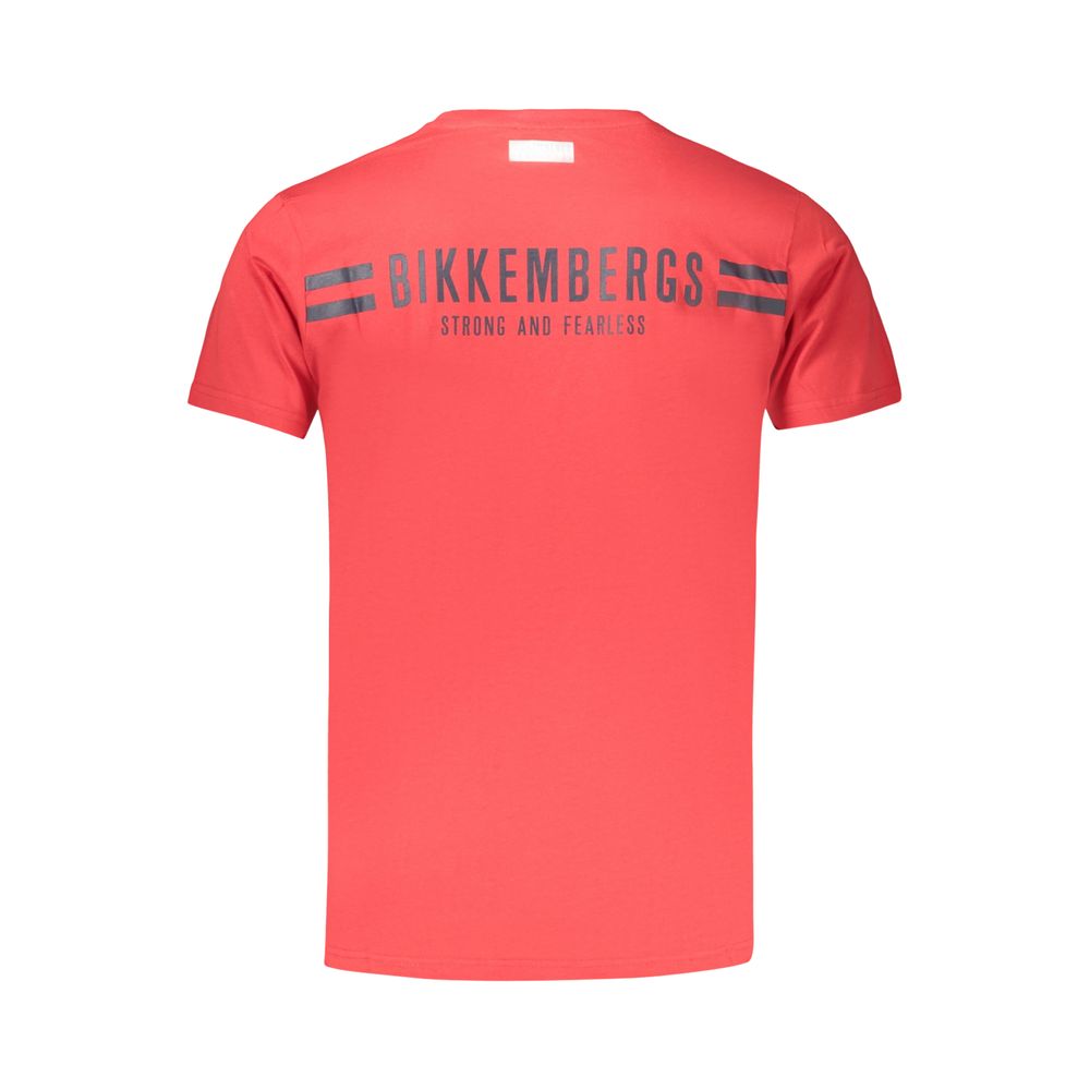 Bikkembergs Red Cotton T-Shirt