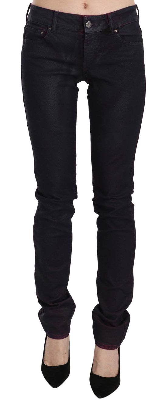 Just Cavalli Chic Jean Skinny Noir Taille Basse