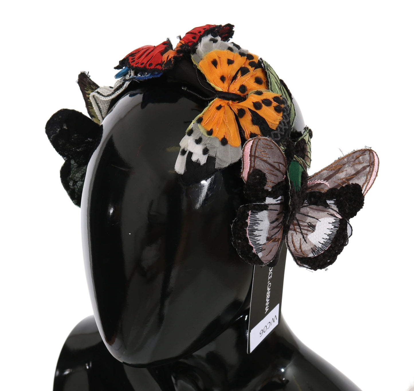 Dolce & Gabbana Elegante Florale Seidenhaarband Diadem