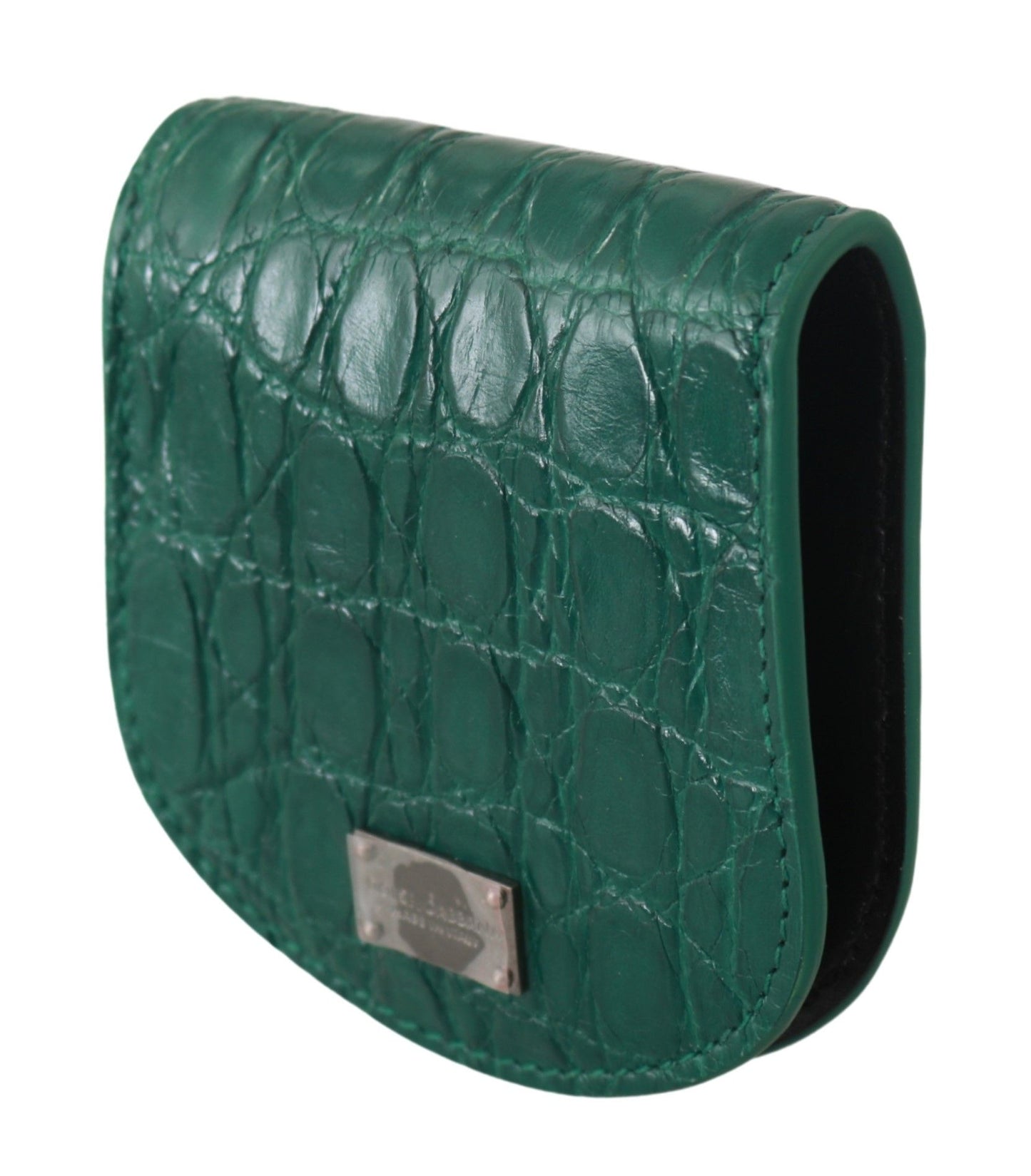 Cartera portacondones Green Exotic Skins