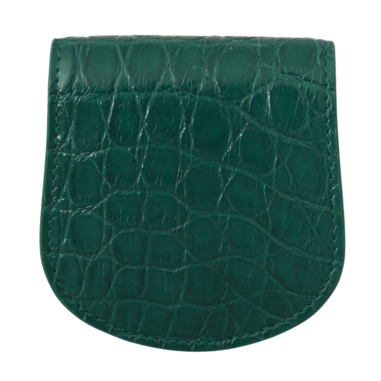 Cartera portacondones Green Exotic Skins