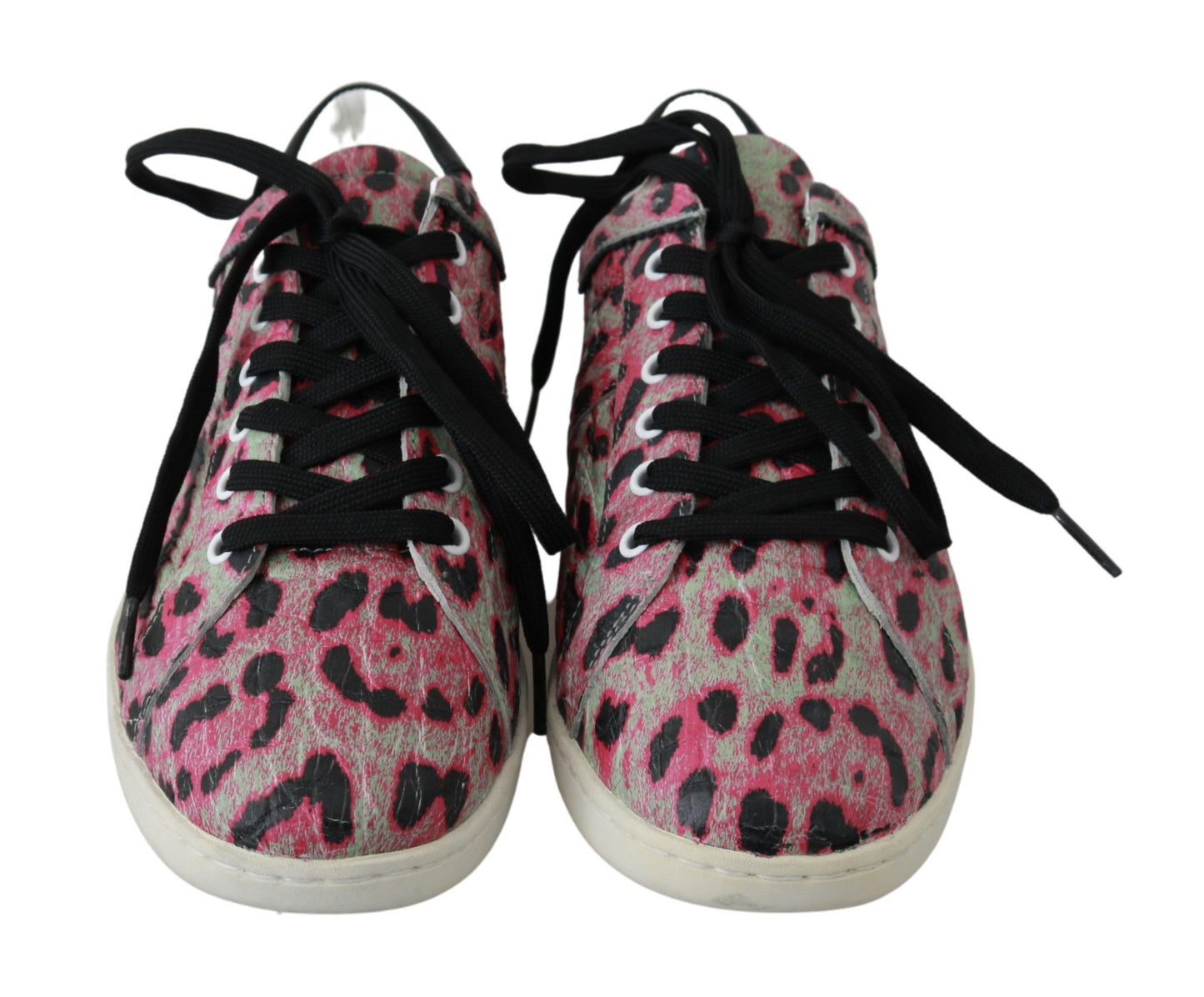 Dolce & Gabbana Mehrfarbige Krokodilleder Sneakers