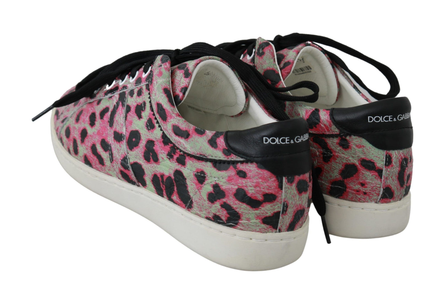 Dolce & Gabbana Mehrfarbige Krokodilleder Sneakers