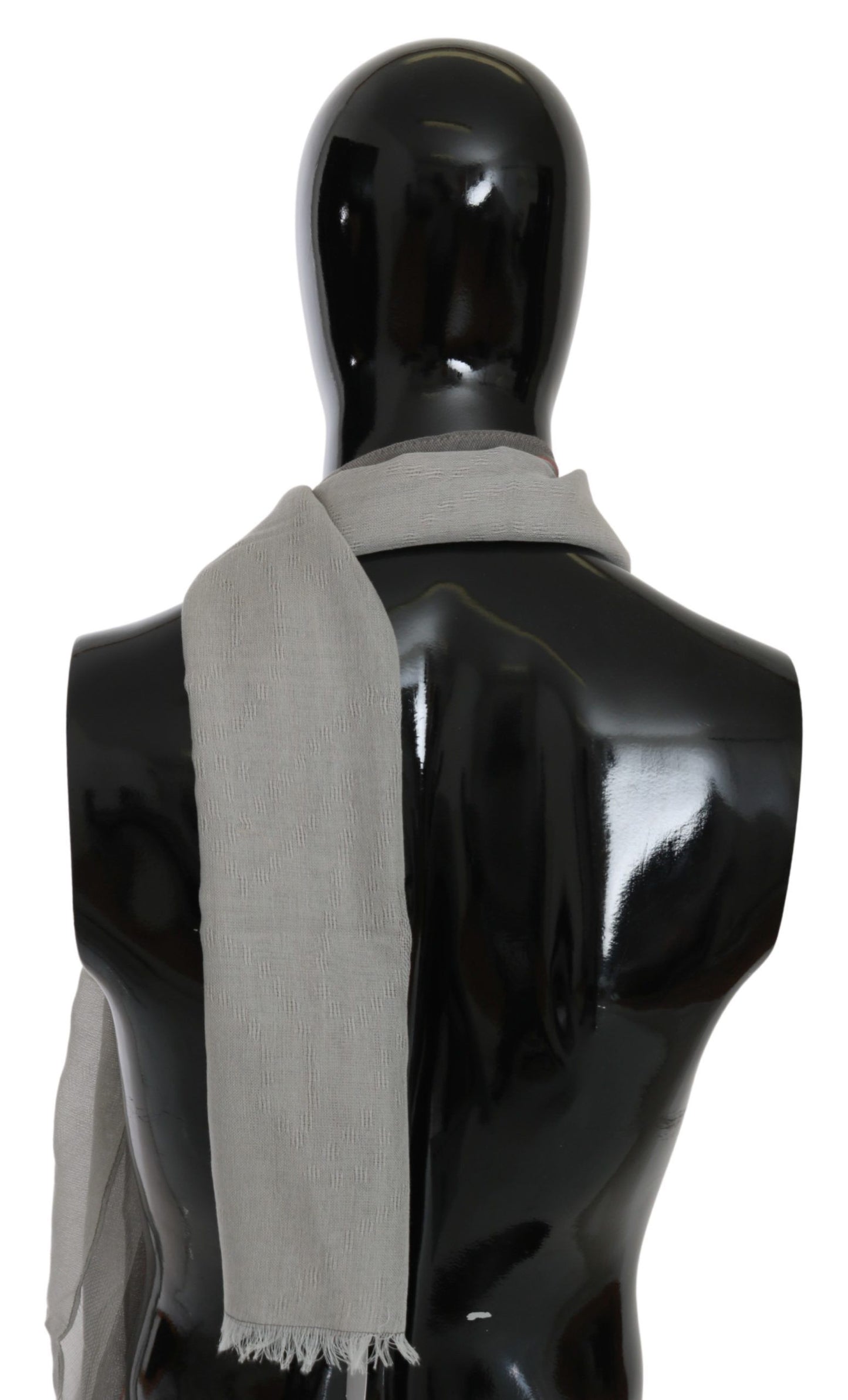 Écharpe pour homme en coton gris élégant de Costume National