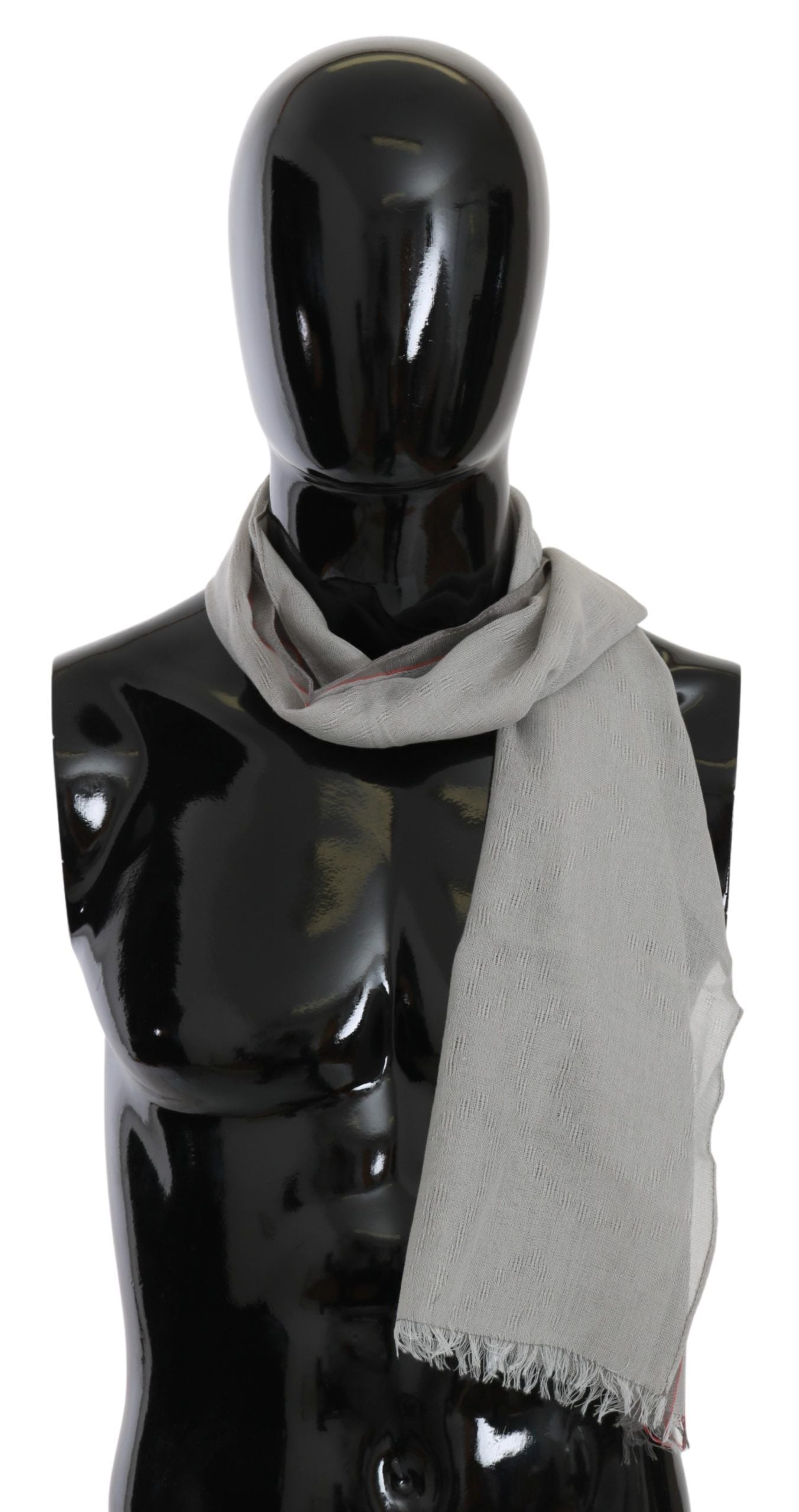 Écharpe pour homme en coton gris élégant de Costume National