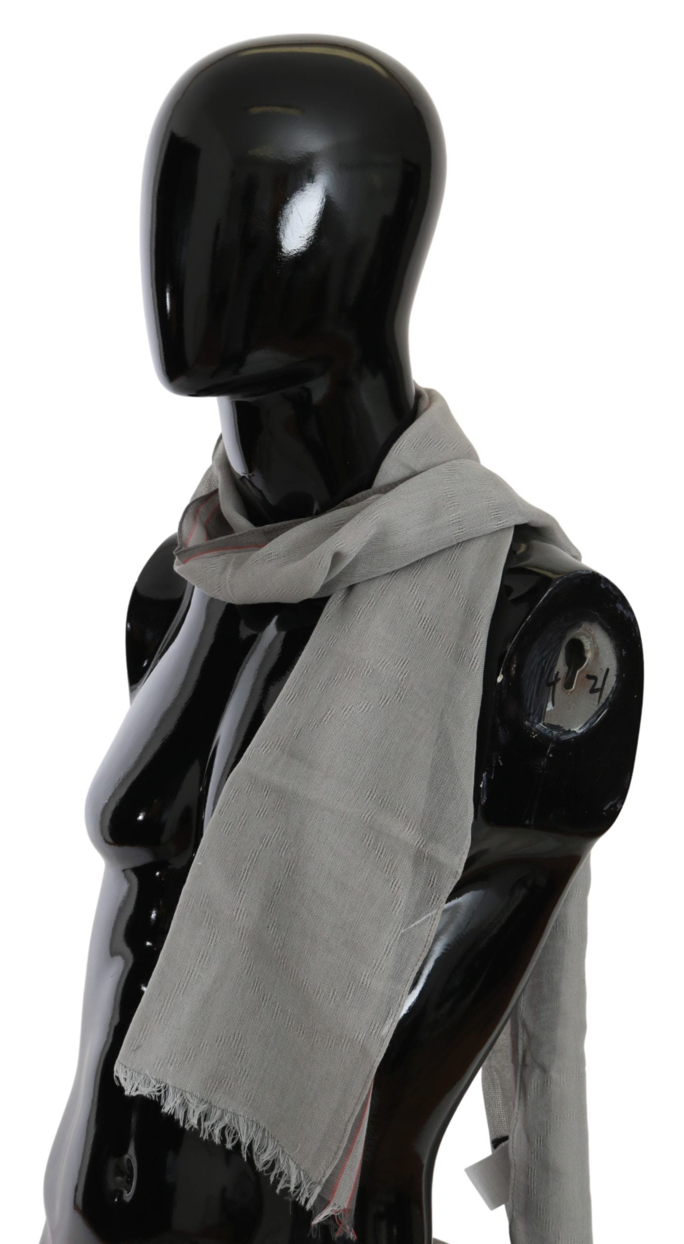 Écharpe pour homme en coton gris élégant de Costume National