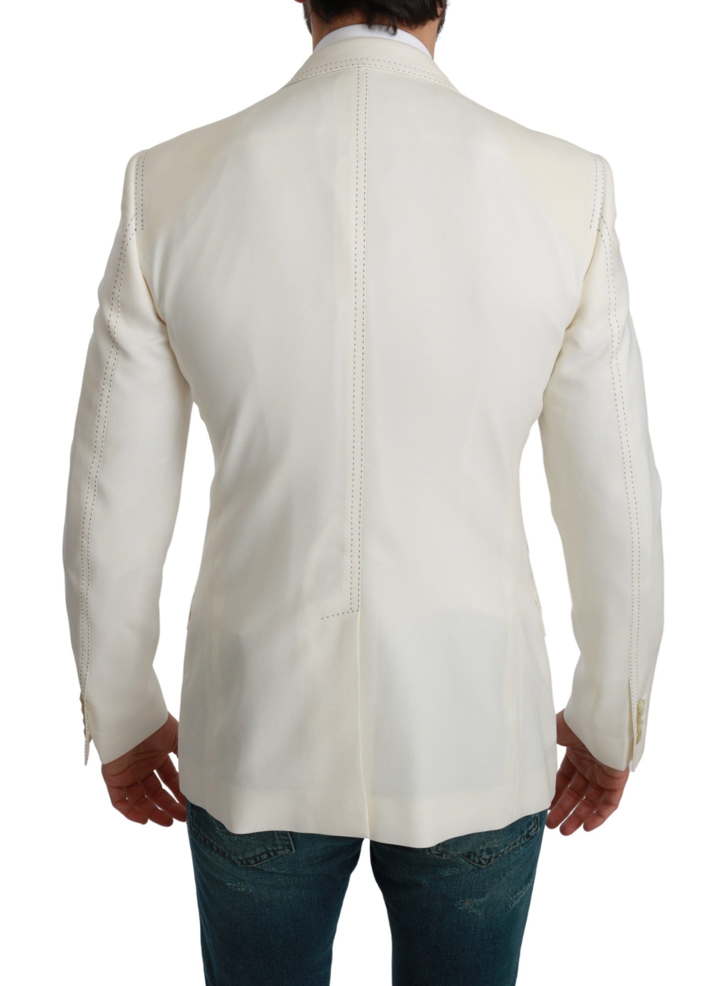 Dolce & Gabbana Eleganter Slim Fit Virgin Wool Blazer