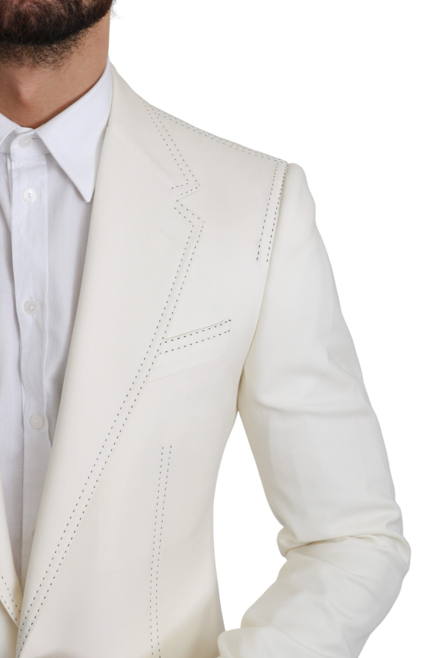 Dolce & Gabbana Eleganter Slim Fit Virgin Wool Blazer
