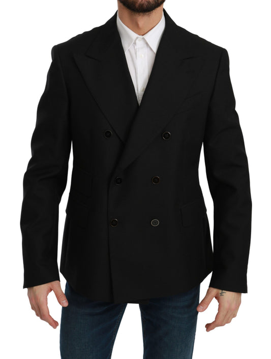Dolce & Gabbana Eleganter Schwarzer Slim Fit Formal Blazer