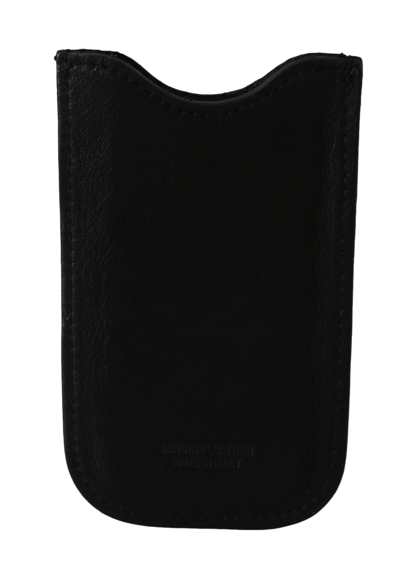 Portefeuille pour homme en cuir véritable noir élégant John Galliano