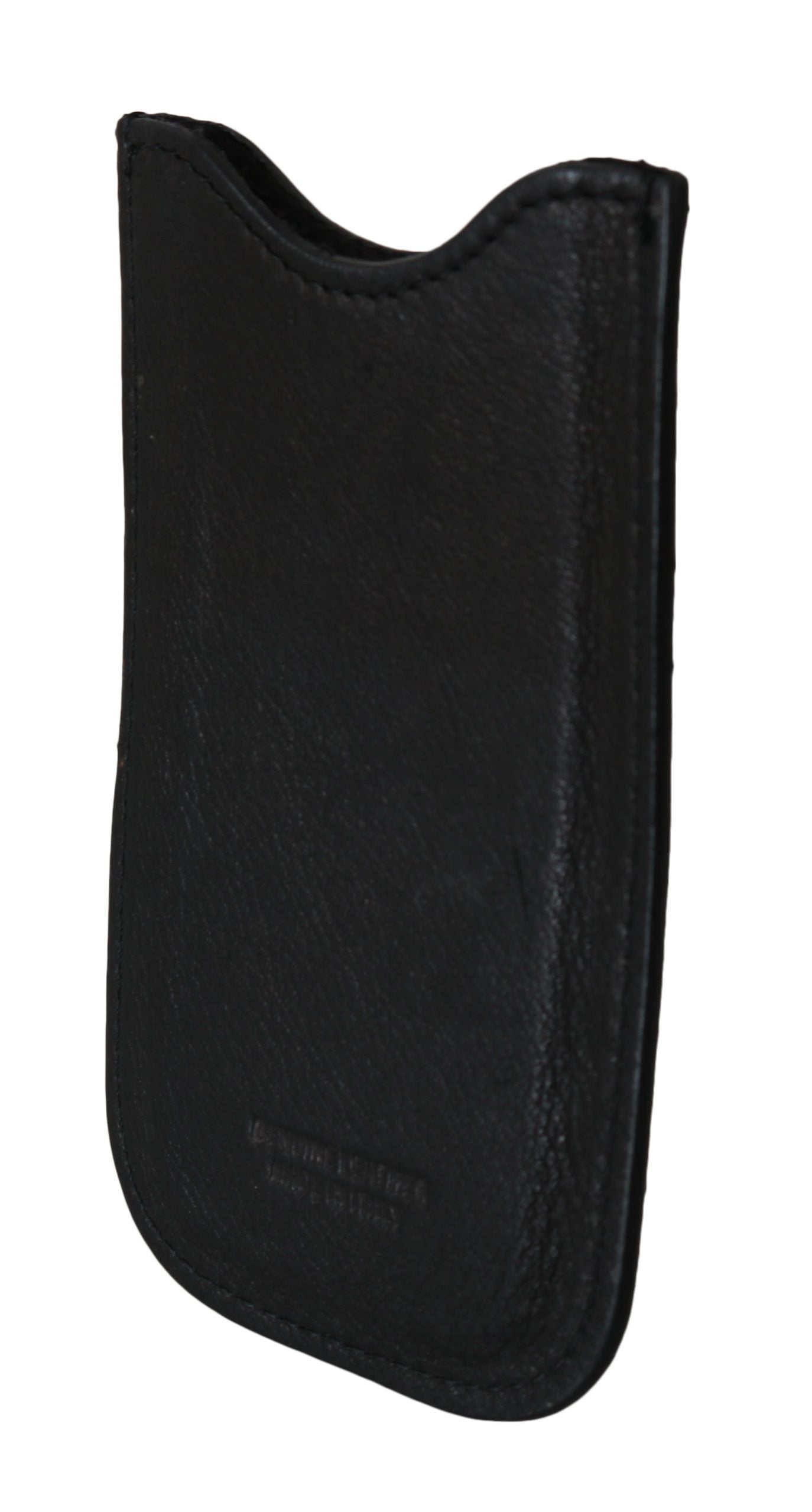 Portefeuille pour homme en cuir véritable noir élégant John Galliano