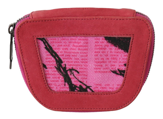 PINKO Porte-monnaie en tissu rose élégant