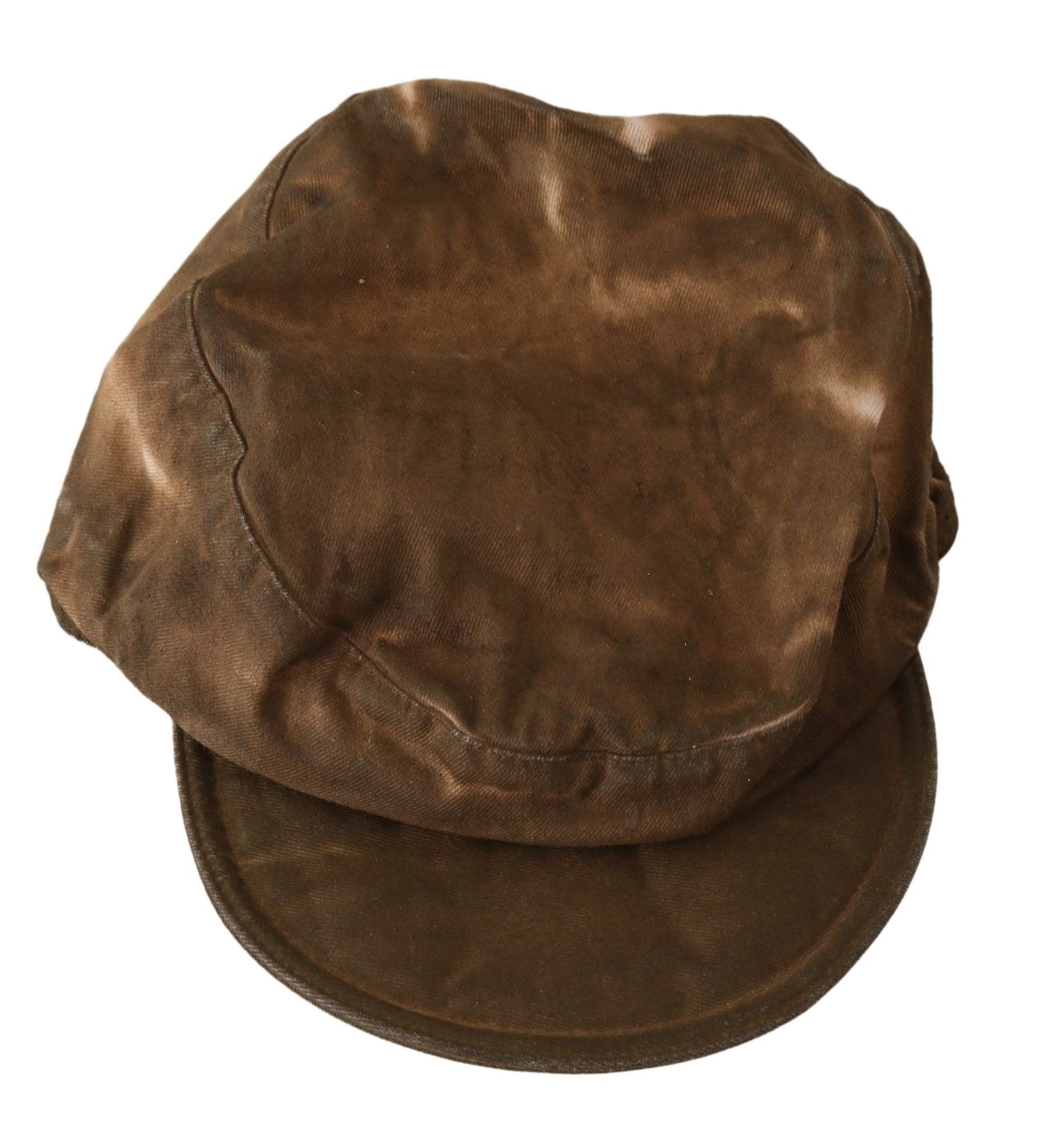 Costume National Elegant Brown Newsboy Hat
