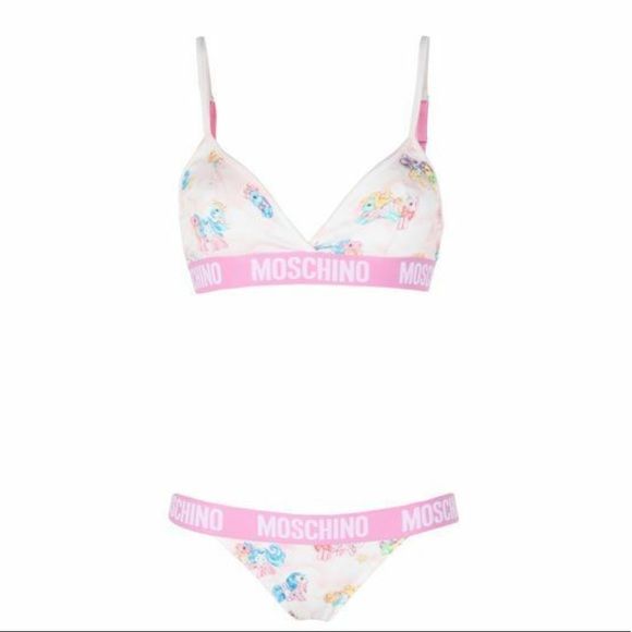 Conjunto de braguitas y sujetador blanco My Little Pony Bikini de dos piezas