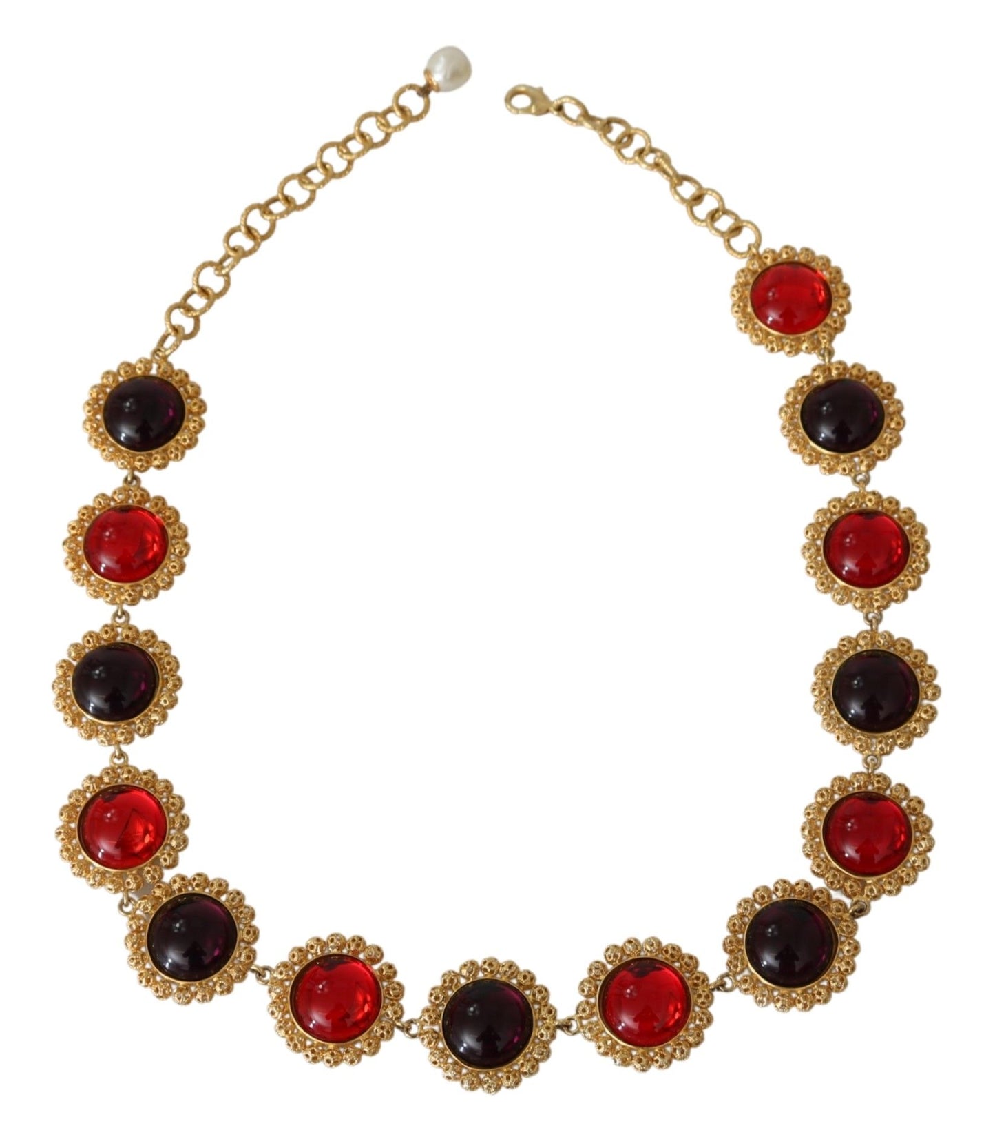 Collier déclaration élégant en cristal Dolce & Gabbana