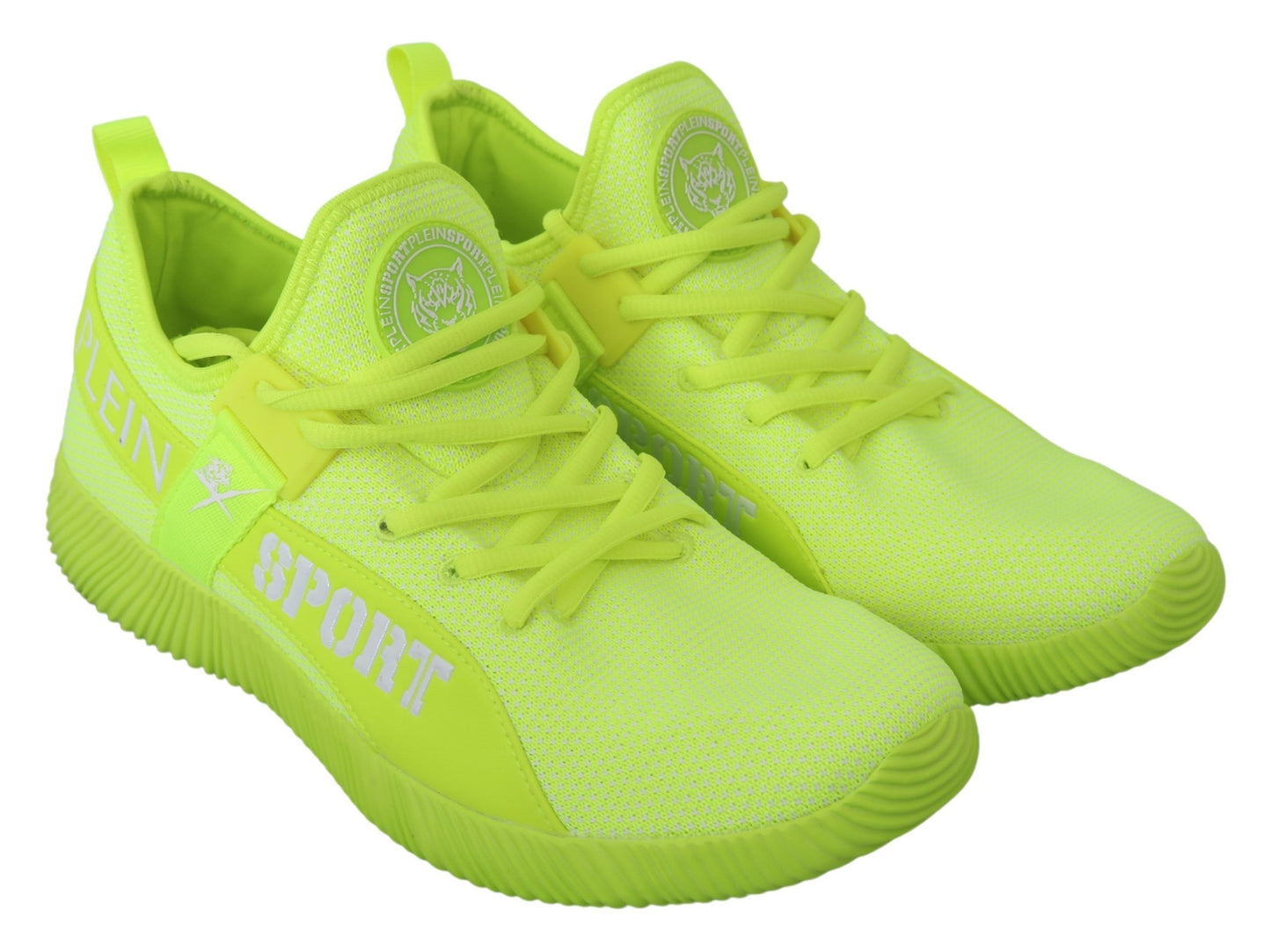 Philipp Plein Stylische Hellgrüne Freizeit Sneaker