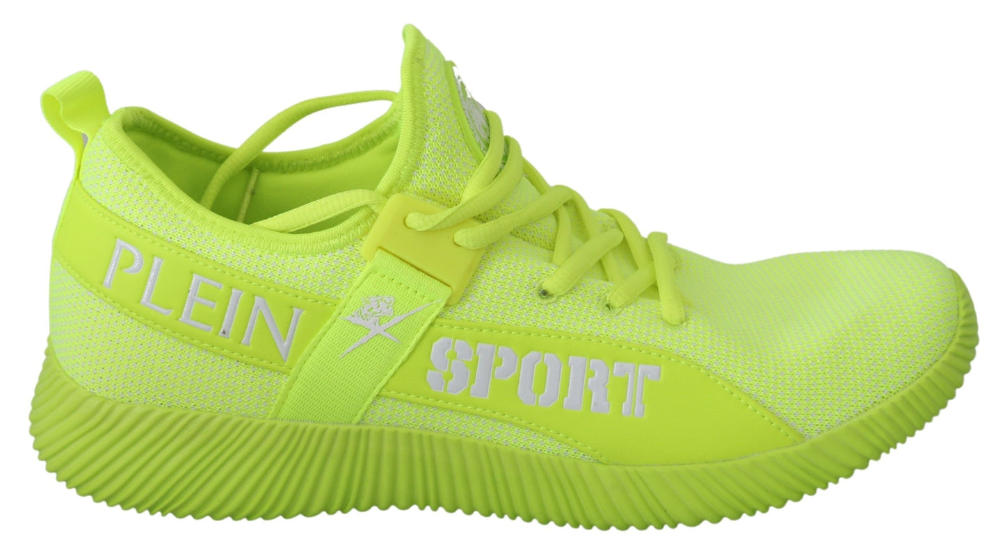 Philipp Plein Stylische Hellgrüne Freizeit Sneaker