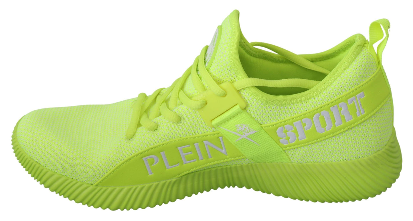 Philipp Plein Stylische Hellgrüne Freizeit Sneaker