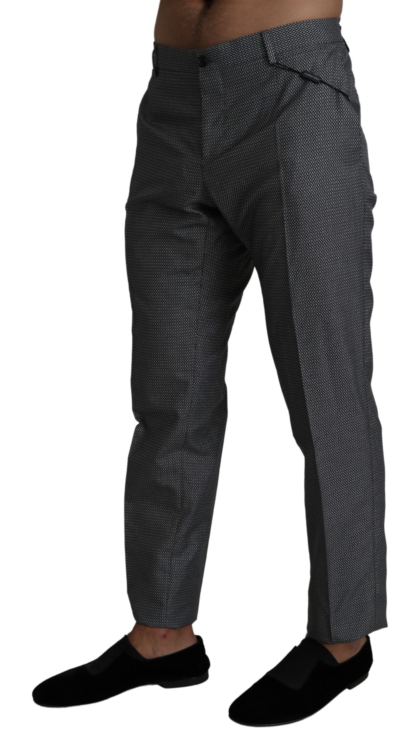Pantalon habillé gris élégant coupe slim Dolce & Gabbana