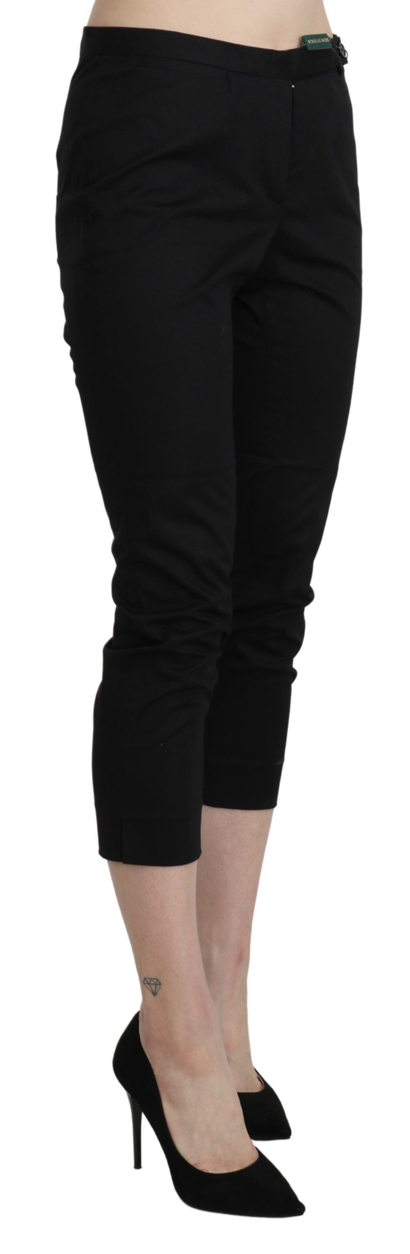BENCIVENGA Elegante Hochtaillierte Skinny Cropped Hose