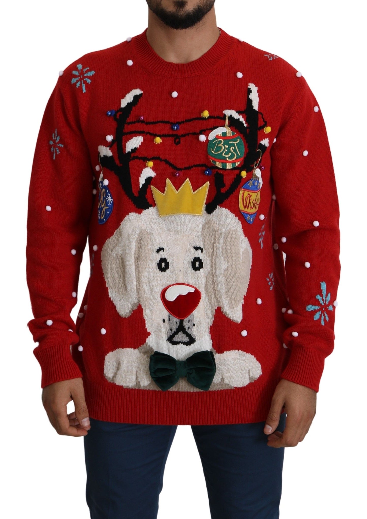Dolce & Gabbana Eleganter Weihnachtskaschmirpullover