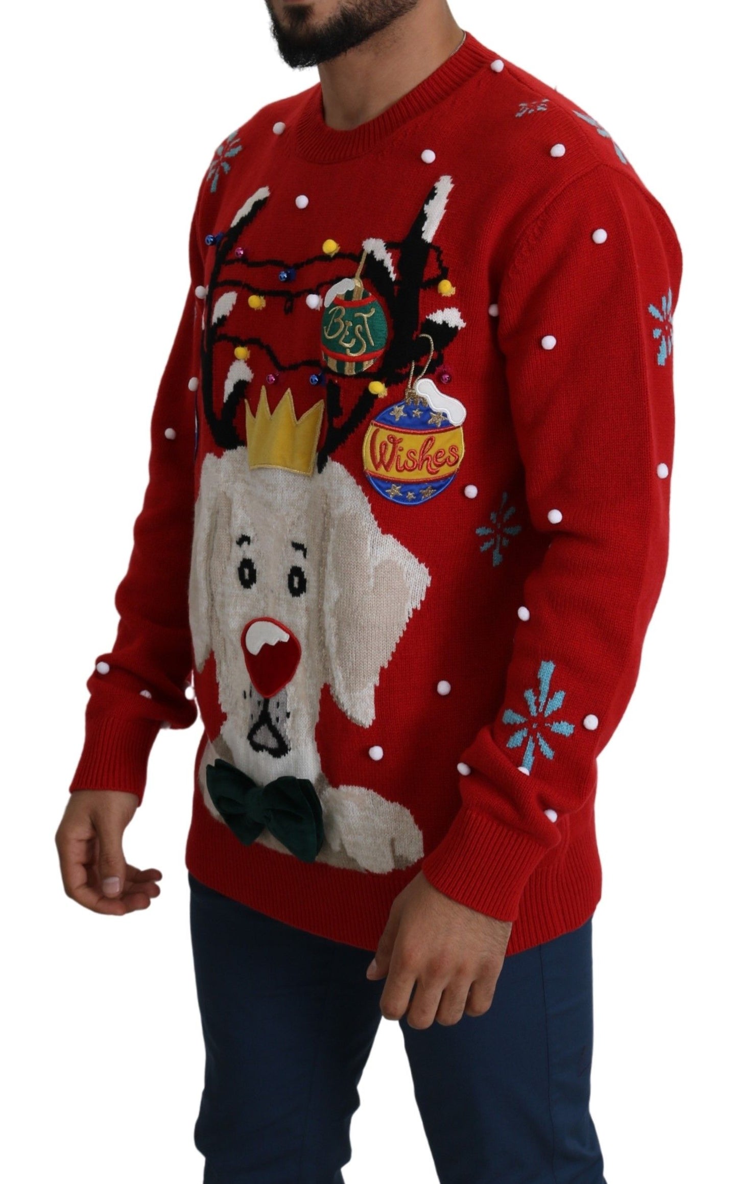 Dolce & Gabbana Eleganter Weihnachtskaschmirpullover