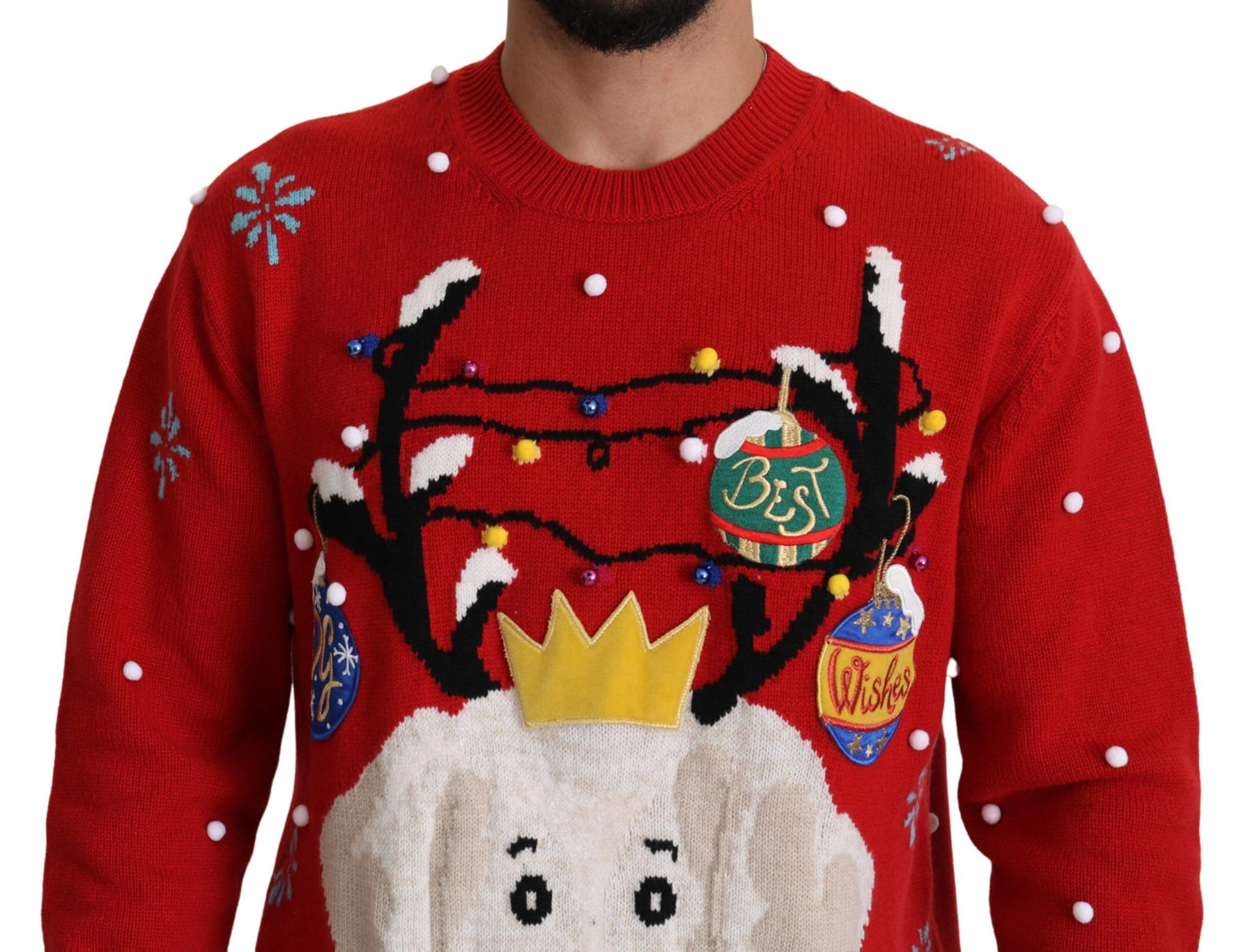 Dolce & Gabbana Eleganter Weihnachtskaschmirpullover