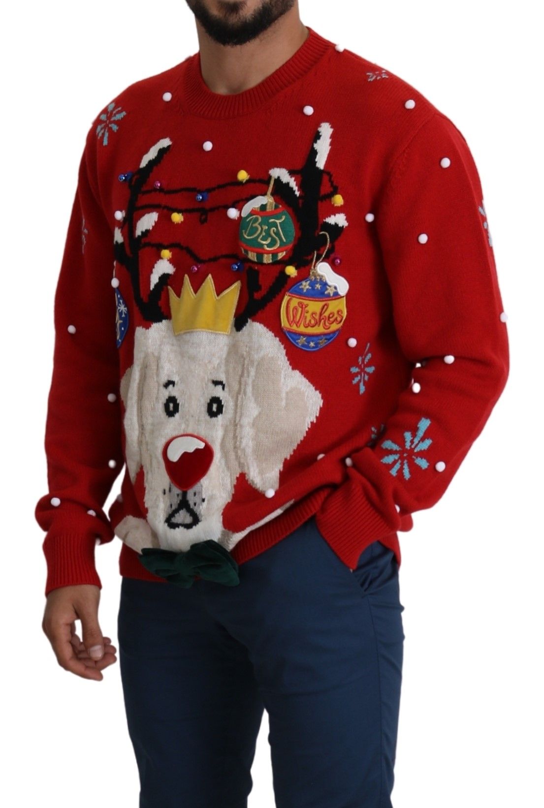Dolce & Gabbana Eleganter Weihnachtskaschmirpullover
