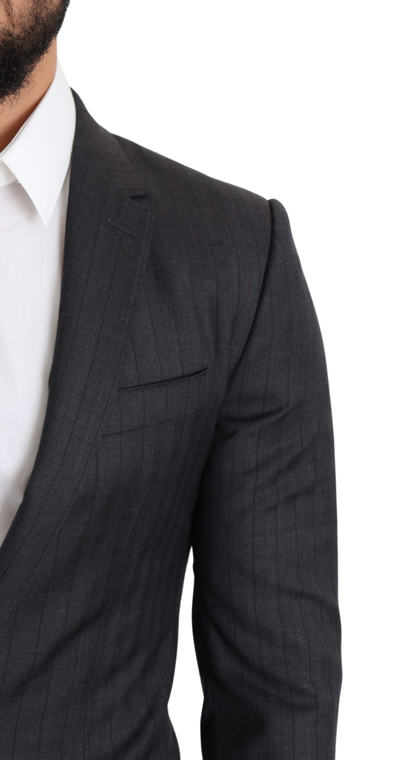 Dolce & Gabbana Eleganter schwarzer Martini-Blazer aus Schurwolle